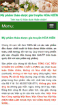 Mobile Screenshot of myphamthaoduochoahien.com
