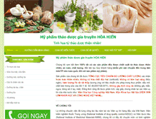 Tablet Screenshot of myphamthaoduochoahien.com